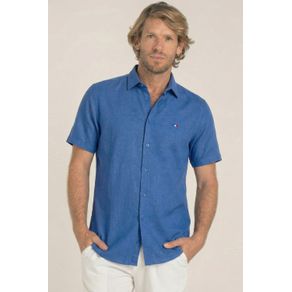 camisa-manga-curta-nature-azul-indigo