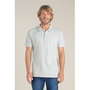 polo-piquet-retilinea-peitilho-gris-foto-1