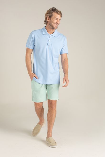 polo-piquet-retilinea-peitilho-azul-ciel-foto-2